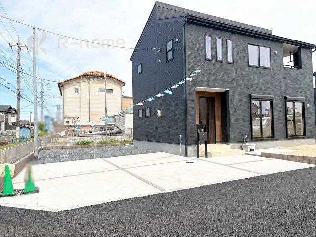 ひたちなか市足崎20期　新築戸建て　1号棟の駐車場|4台駐車できるカースペース！