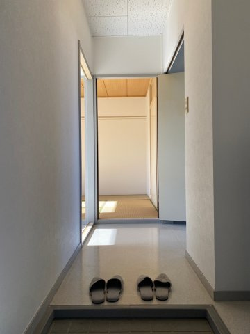 Uパーム　C棟の玄関
