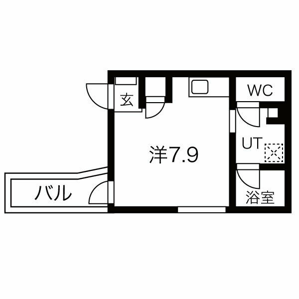 プリシェール杉栄の間取り