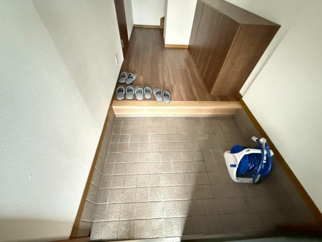 池田本町戸建の玄関|毎日通る玄関はこちらです