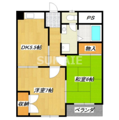 鹿骨センターハイツの間取り|間取りです☆