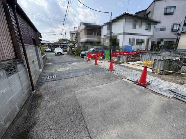 【その他】 | 大野城市白木原4丁目1期　1号棟（全2棟）【仲介手数料無料・0円】 | 現地写真。前面道路です。