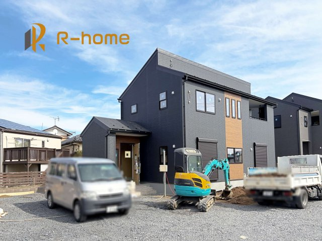 ひたちなか市足崎20期　新築戸建て　2号棟の外観|ご予約を頂ければ、『平日』はもちろん『早朝』や『夜間』もご見学可能です♪お気軽にお申し付けください♪
