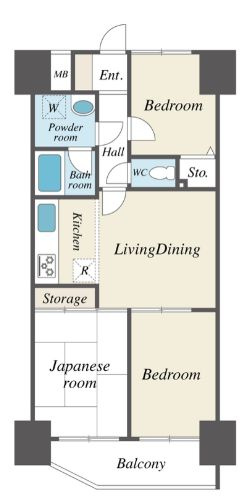 ベルフォーレの間取り