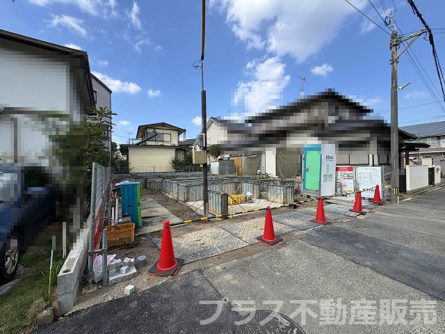 【外観】 | 大野城市白木原4丁目1期　2号棟（全2棟）【仲介手数料無料・0円】 | 現地写真。プラス不動産販売なら、現場の全ての棟をまとめてご見学頂けます。