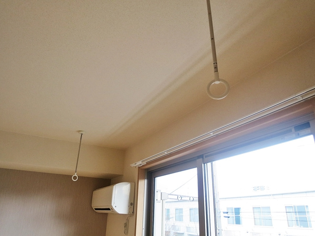 グランフィールドⅢの設備|室内物干し用の金具あります！
