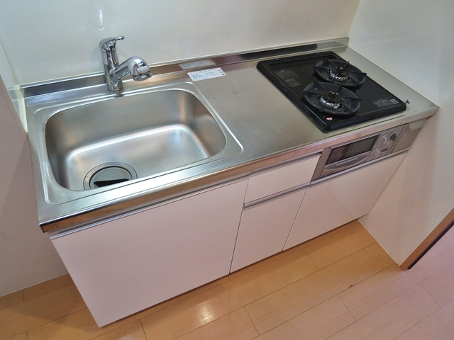 グランフィールドⅢのキッチン|便利なシステムキッチン！