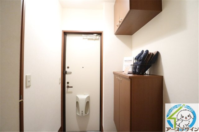 バーディーコートの玄関|パース写真