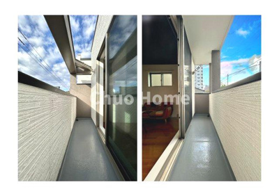 【バルコニー】 | 荒川区荒川8丁目中古住宅 | バルコニー×2