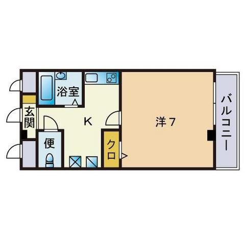 アンプルールフェールMUSEEの間取り