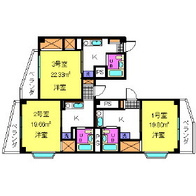 明るい角部屋です！