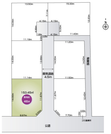 【区画図】 | 行田市谷郷3丁目39期　新築戸建　全6棟　5号棟