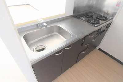 【キッチン】 | レオネクストＣｏｍｏ池袋３ | コンパクトなキッチンで掃除もラクラク