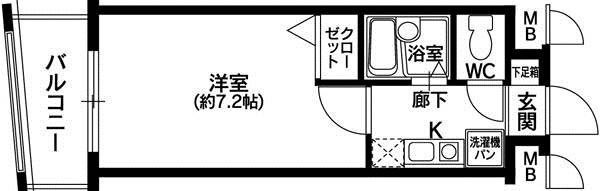 奈良屋グロリアスの間取り