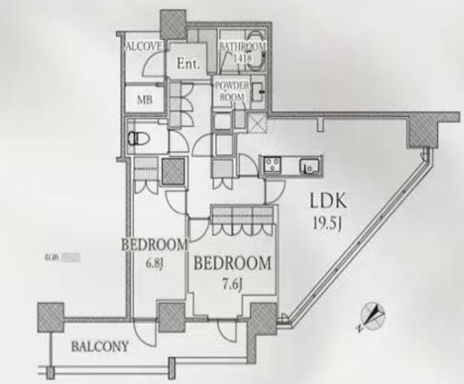 【間取り】 | BEACON Tower Residence
