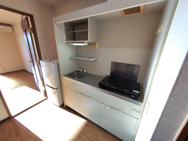 山城コーポＢ号棟のキッチン