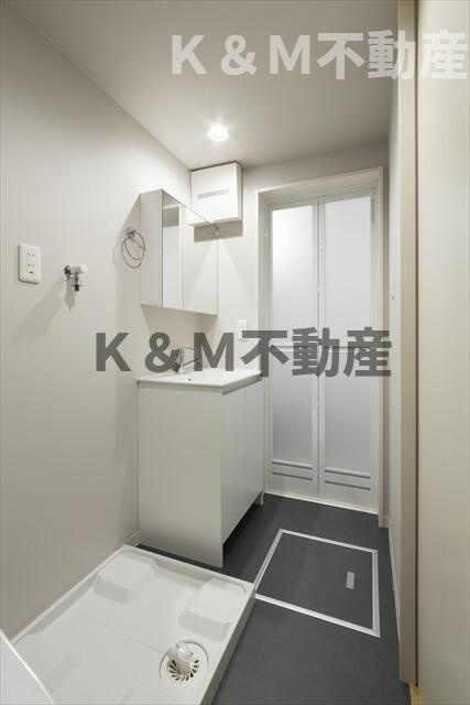 マクト北柏の洗面所|脱衣スペースもあります