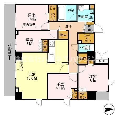アヴェニール柏の葉の間取り