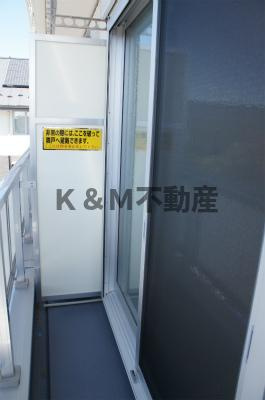 リブリ・アザレアのバルコニー|お洗濯にも便利なバルコニー付き