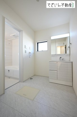 【独立洗面台】 | Livele Garden.S加須市南大桑　【平屋】新築住宅 | ≪3号棟≫
現地(2026年1月撮影)