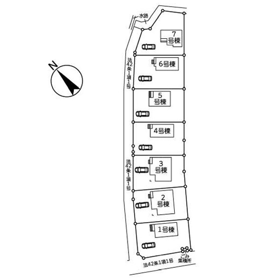 【区画図】 | Livele Garden.S加須市南大桑　【平屋】新築住宅