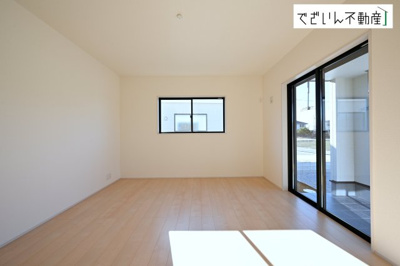 【居間・リビング】 | Livele Garden.S加須市南大桑　【平屋】新築住宅 | ≪3号棟≫
現地(2026年1月撮影)