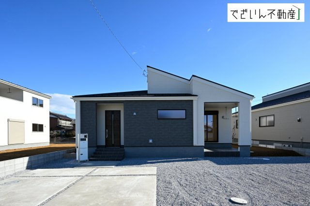 【外観】 | Livele Garden.S加須市南大桑　【平屋】新築住宅 | ≪3号棟≫
現地(2026年1月撮影)