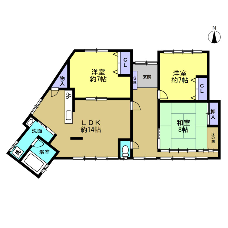 【間取り】の画像