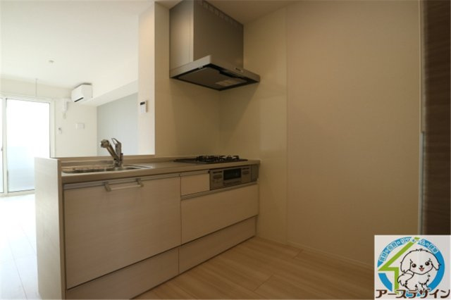 メゾン　ベルハープのキッチン|パース写真