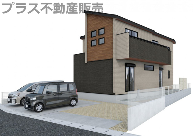 【外観】 | 福岡市南区柏原1丁目　1号棟（全1棟）【仲介手数料無料・0円】 | 現地写真。同じ物件を見るなら、プラス不動産販売にお任せ下さい。