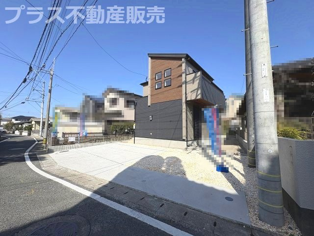 【外観】 | 福岡市南区柏原1丁目　1号棟（全1棟）【仲介手数料無料・0円】 | 現地写真。プラス不動産販売なら、現場の全ての棟をまとめてご見学頂けます。