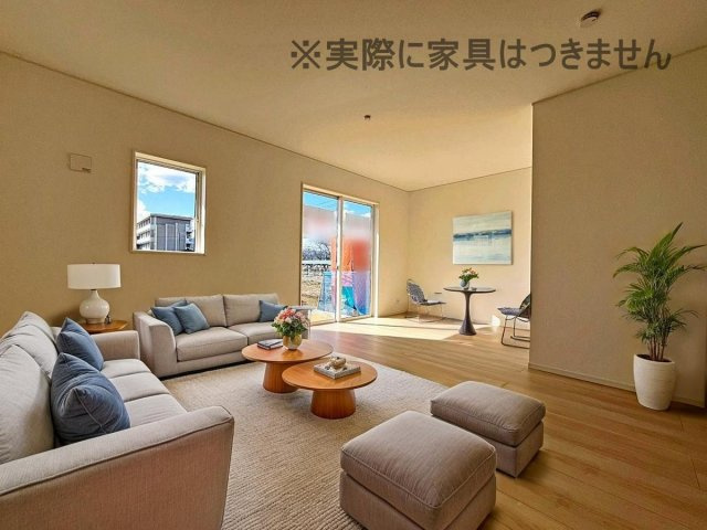 新築戸建・新築建売　南相馬市原町区西町三丁目【オール電化住宅】原町三小・原町一中の外観パース|【外観予想図】