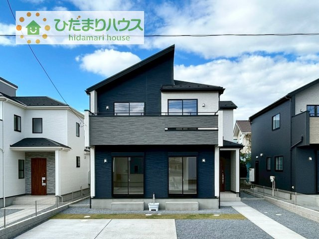 【外観】 | 牛久市さくら台1丁目4期　新築戸建　2号棟 | スタイリッシュな外観です(^^)/
