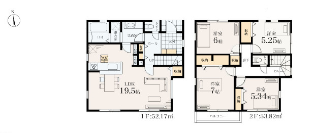 茅ヶ崎市松林2丁目第2　新築戸建　全10棟6号棟の外観