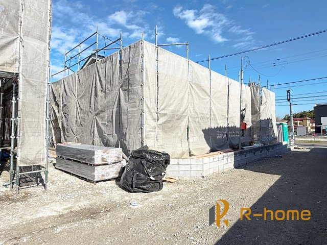 筑西市井上第1　新築戸建て　1号棟の外観|2025年12月完成予定！近隣の同仕様完成物件をご見学いただけます♪