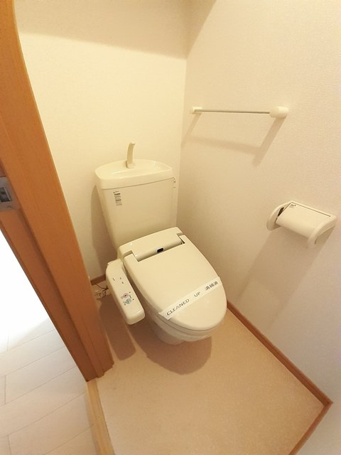 松岡ハイツⅡ　Ａのトイレ|トイレ