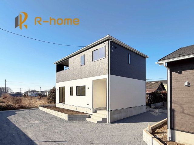 筑西市井上第1　新築戸建て　2号棟の外観|2025年12月完成予定！近隣の同仕様完成物件をご見学いただけます♪