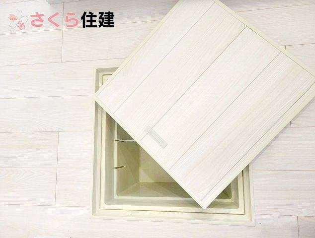 ハートフルタウン　今泉新町267番の収納|キッチンには床下収納を完備