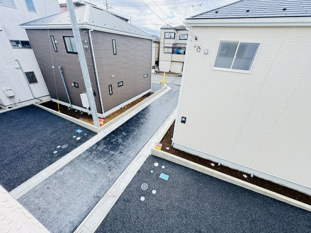三郷市戸ケ崎３丁目新築戸建【戸ヶ崎小学校：5分】の展望|バルコニーより南側眺望
