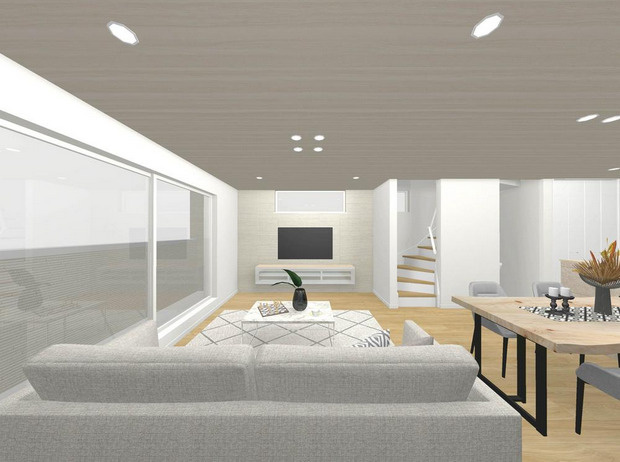 中野区沼袋3丁目　利便と快適　開放感溢れる角地含む最終2棟の完成予想図|B号棟