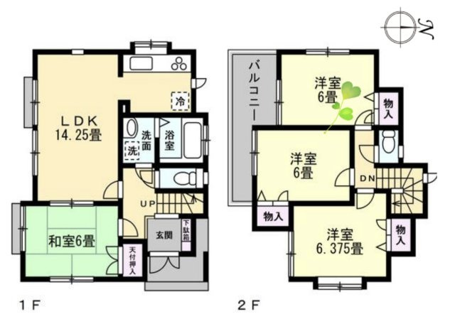 【間取り】 | 加須市久下6丁目　中古戸建