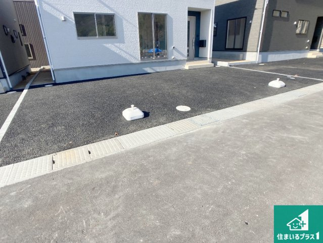 姫路市勝原区山戸　第4期　新築一戸建ての駐車場|駐車スペース！散水栓があるので、こまめに愛車を洗えます！