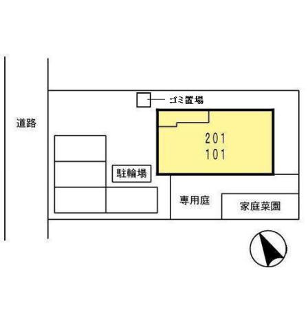 クレア広古新開の区画図