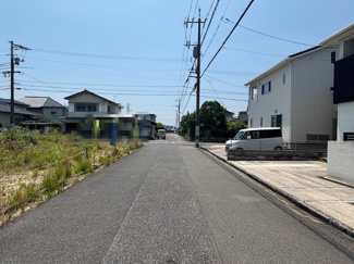 【前面道路含む現地写真】 | 廿日市市阿品3丁目（阿品駅徒歩8分！）全2区画　NO2【50坪】 | 前面道路6ｍ
