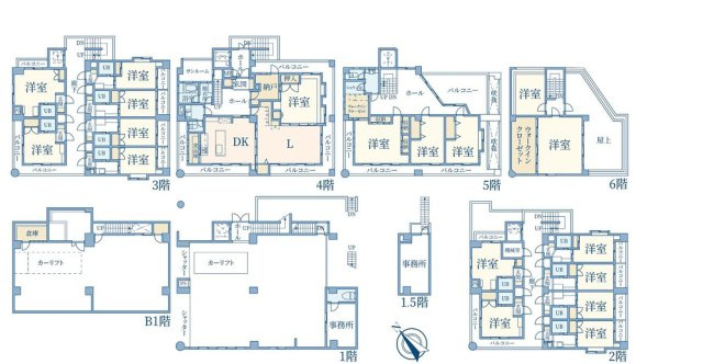 メゾンドール追分の間取り