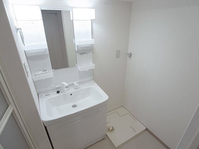 メゾン下沢の洗面所|シャワー付きの独立洗面