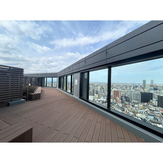 ザ・パークハウス戸越公園タワーのその他|スカイテラス　2024年3月撮影