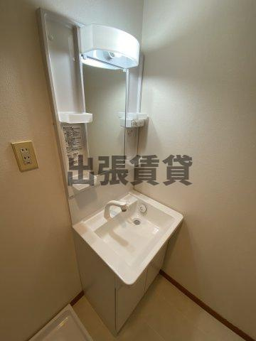 仲介手数料0円！！セントラルハイツ香呑の独立洗面台