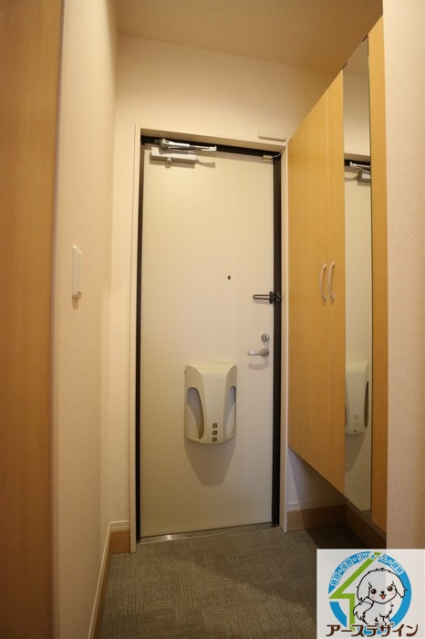 トレーフル　緑が丘の玄関|パース写真