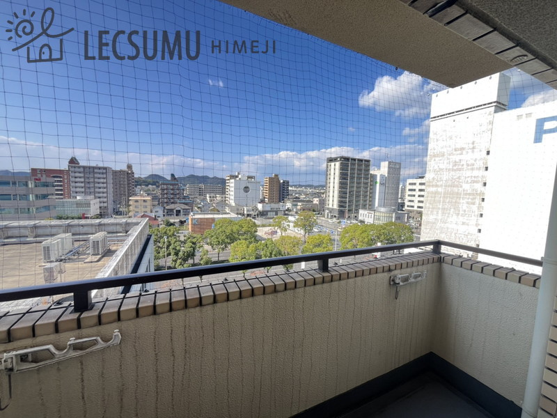 クリーンピア南大路時計台のバルコニー